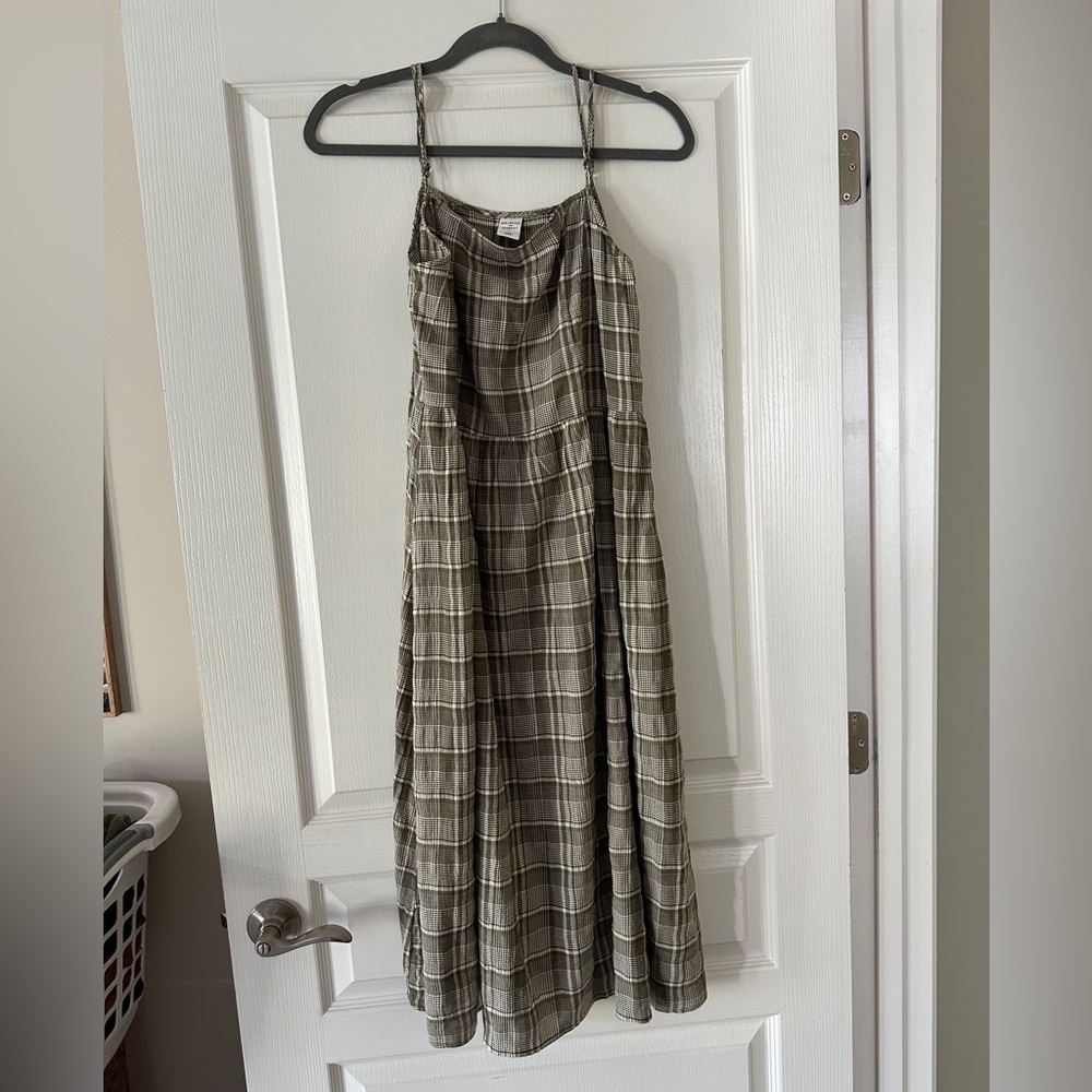 Melrose and Market Checkered Sleeveless Dress